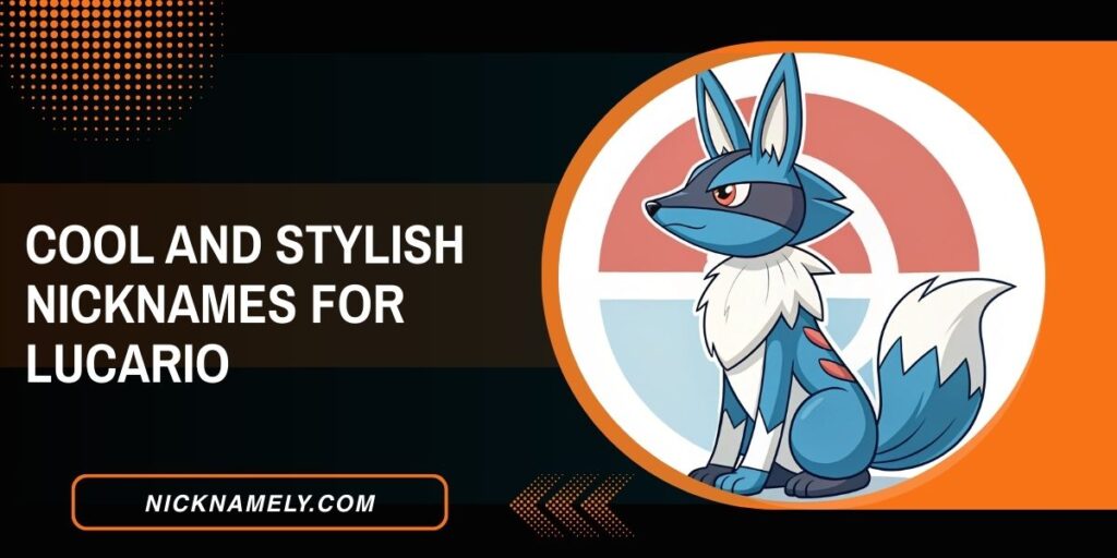Cool And Stylish Nicknames For Lucario