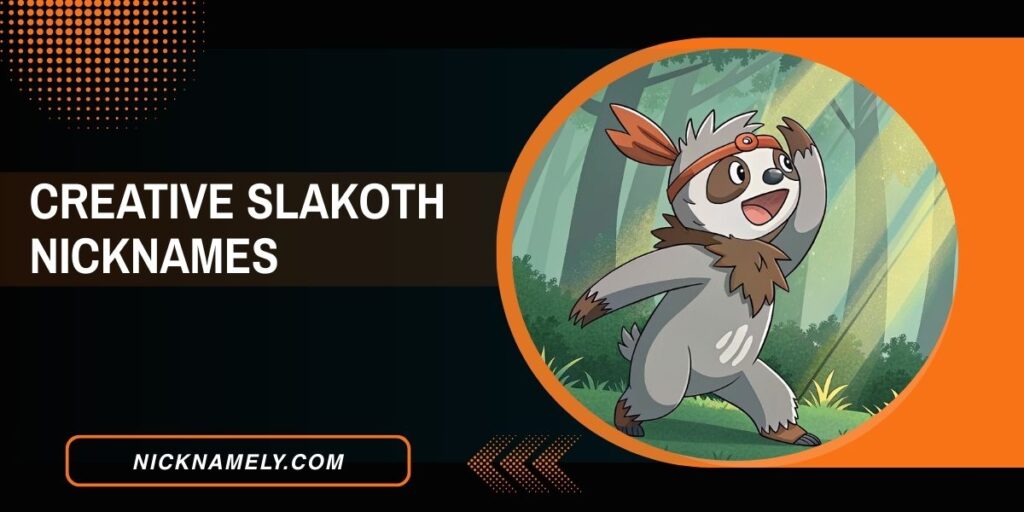 Creative Slakoth Nicknames