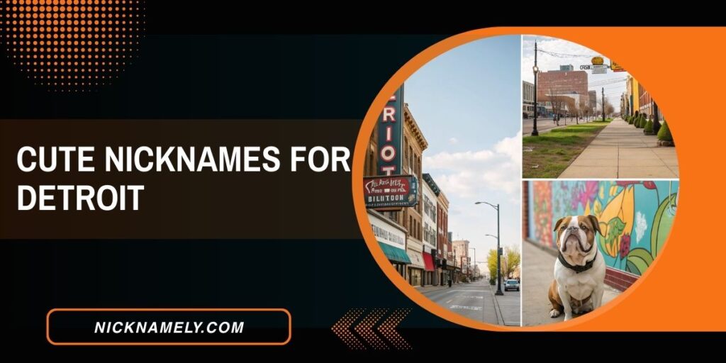 Cute Nicknames For Detroit
