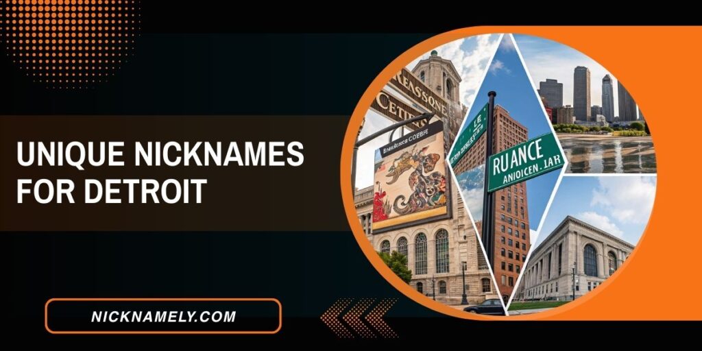 Unique Nicknames For Detroit