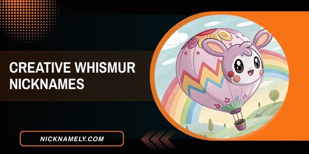 Creative Whismur Nicknames