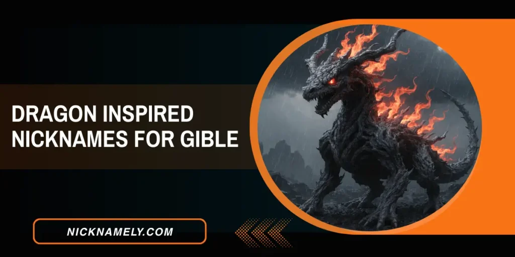 Dragon Inspired Nicknames For Gible