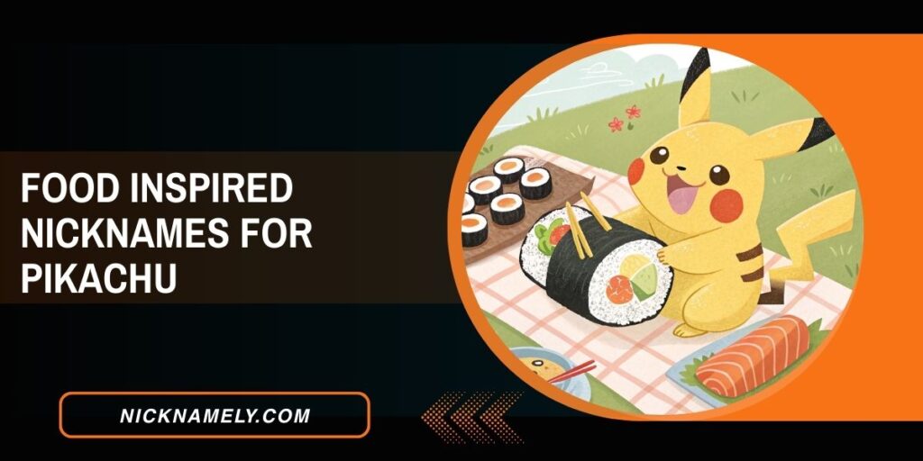 Food Inspired Nicknames For Pikachu