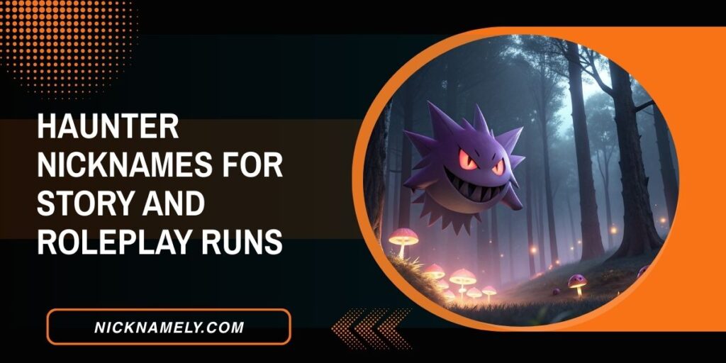 Haunter Nicknames For Story And Roleplay Runs