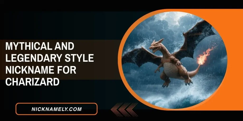 Mythical And Legendary Style Nickname For Charizard