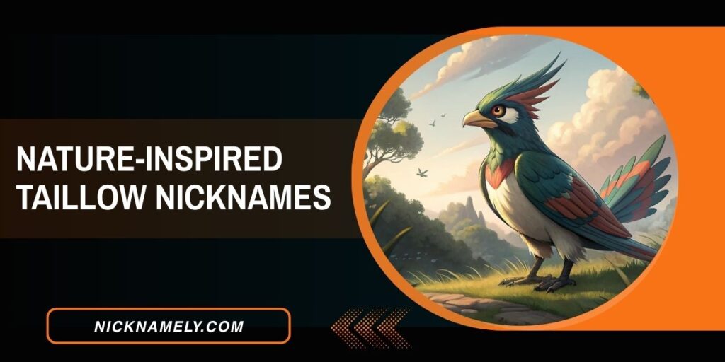 Nature-Inspired Taillow Nicknames