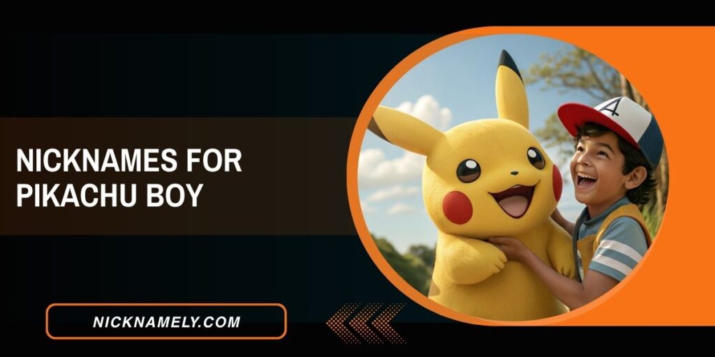 Nicknames For Pikachu Boy