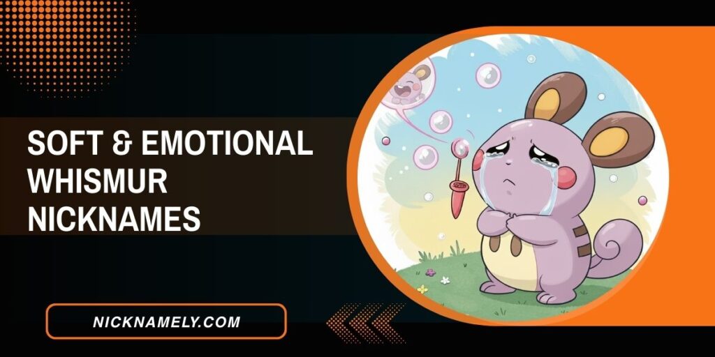 Soft & Emotional Whismur Nicknames