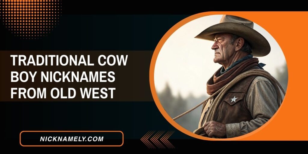 Traditional Cow Boy Nicknames From Old West