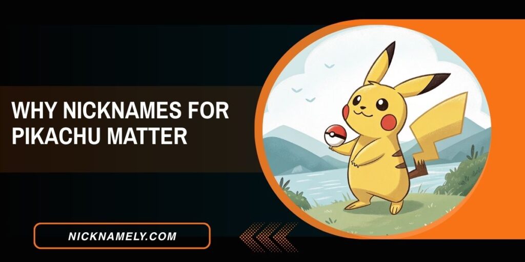 Why Nicknames For Pikachu Matter