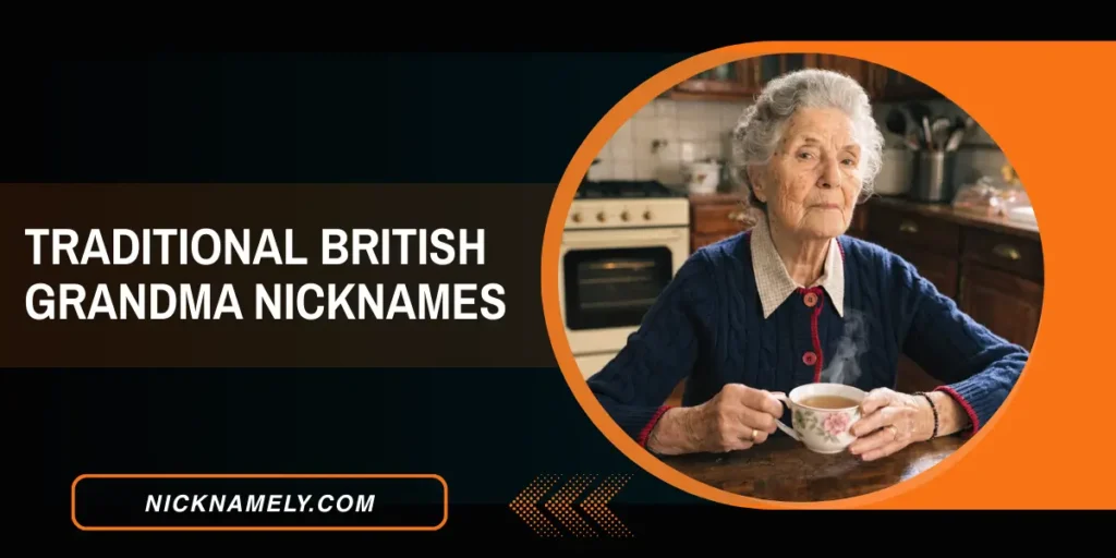 Traditional British Grandma Nicknames