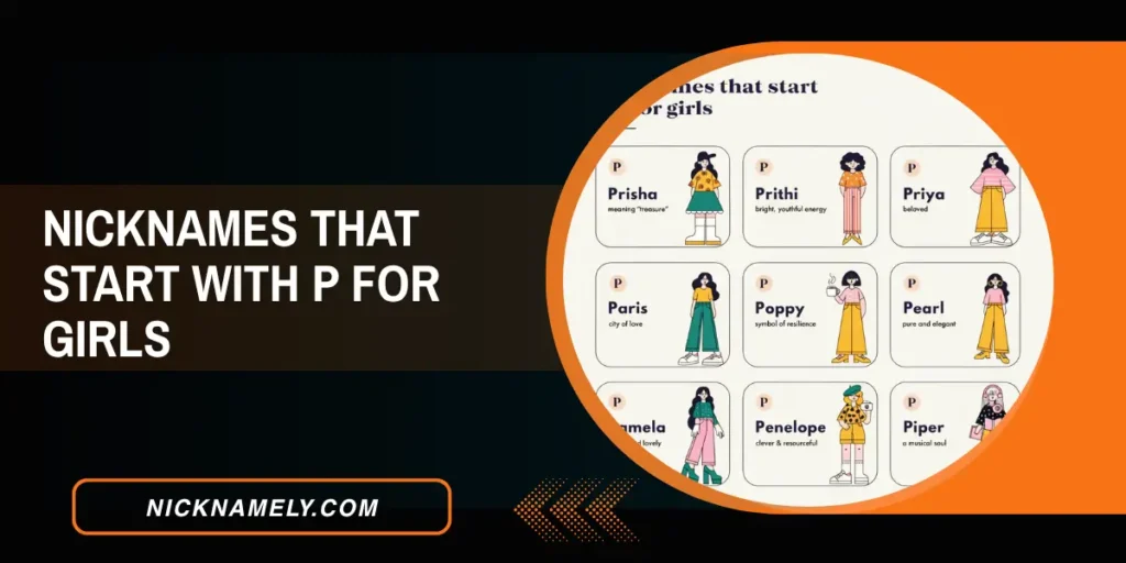 Nicknames That Start With P For Girls