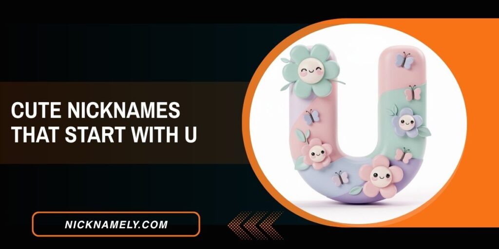 Cute Nicknames That Start With U