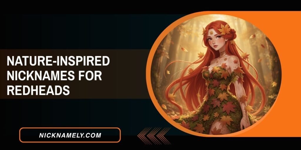 Nature-Inspired Nicknames For Redheads